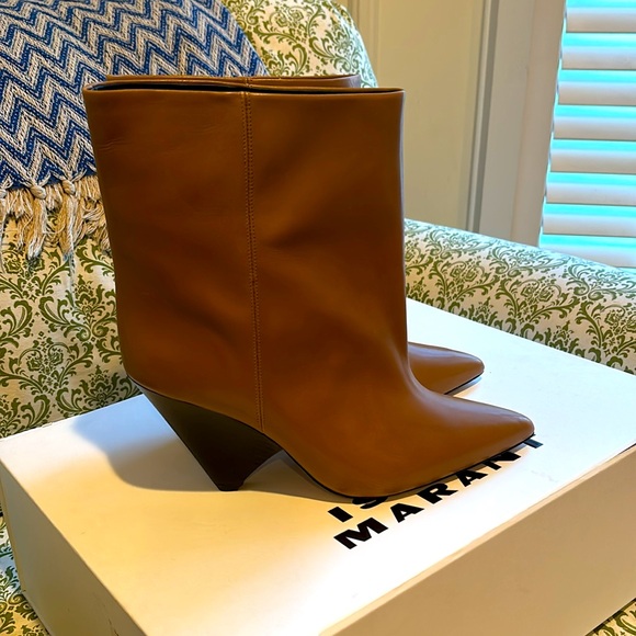 Isabel Marant Miyako booties in Havana - size 39 - Picture 2 of 9